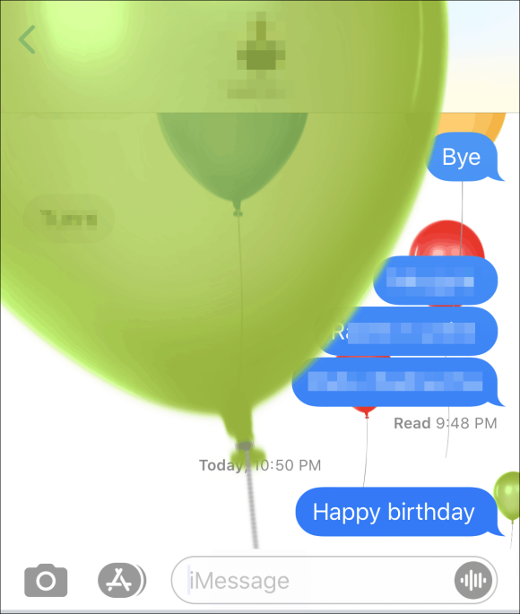 How To Add Balloons to an iMessage on iPhone1 - How To Add Balloons to an iMessage on iPhone How To Add Balloons to an iMessage on iPhone1