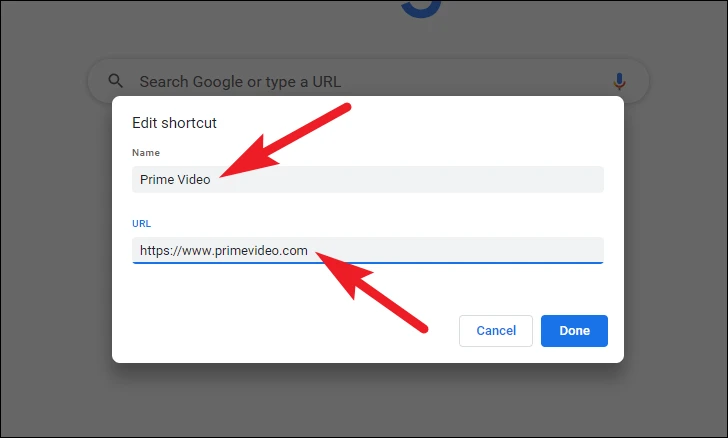 How To Add Shortcut to Google Chrome Homepage11