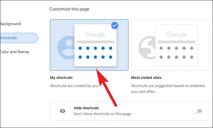 How To Add Shortcut to Google Chrome Homepage4
