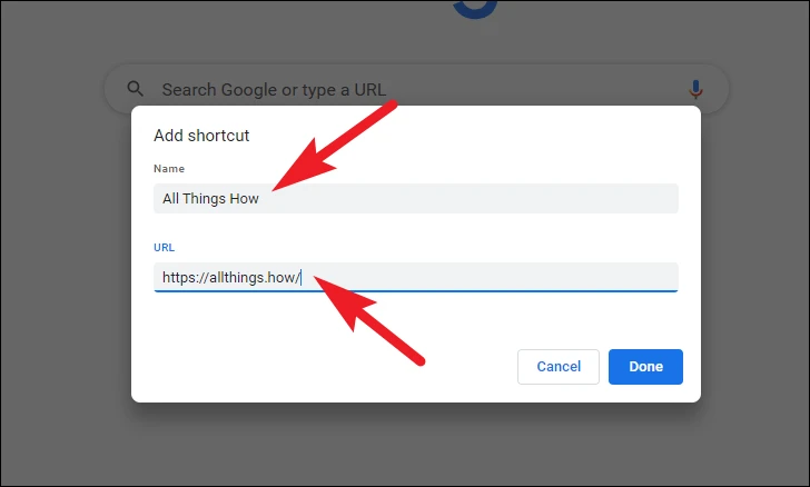 How To Add Shortcut to Google Chrome Homepage7