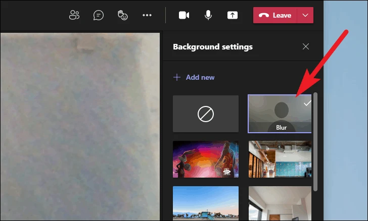How To Blur Background on Microsoft Teams7