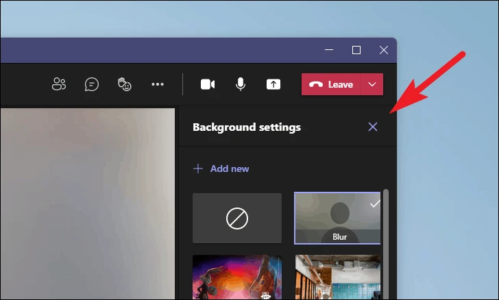 How To Blur Background on Microsoft Teams9