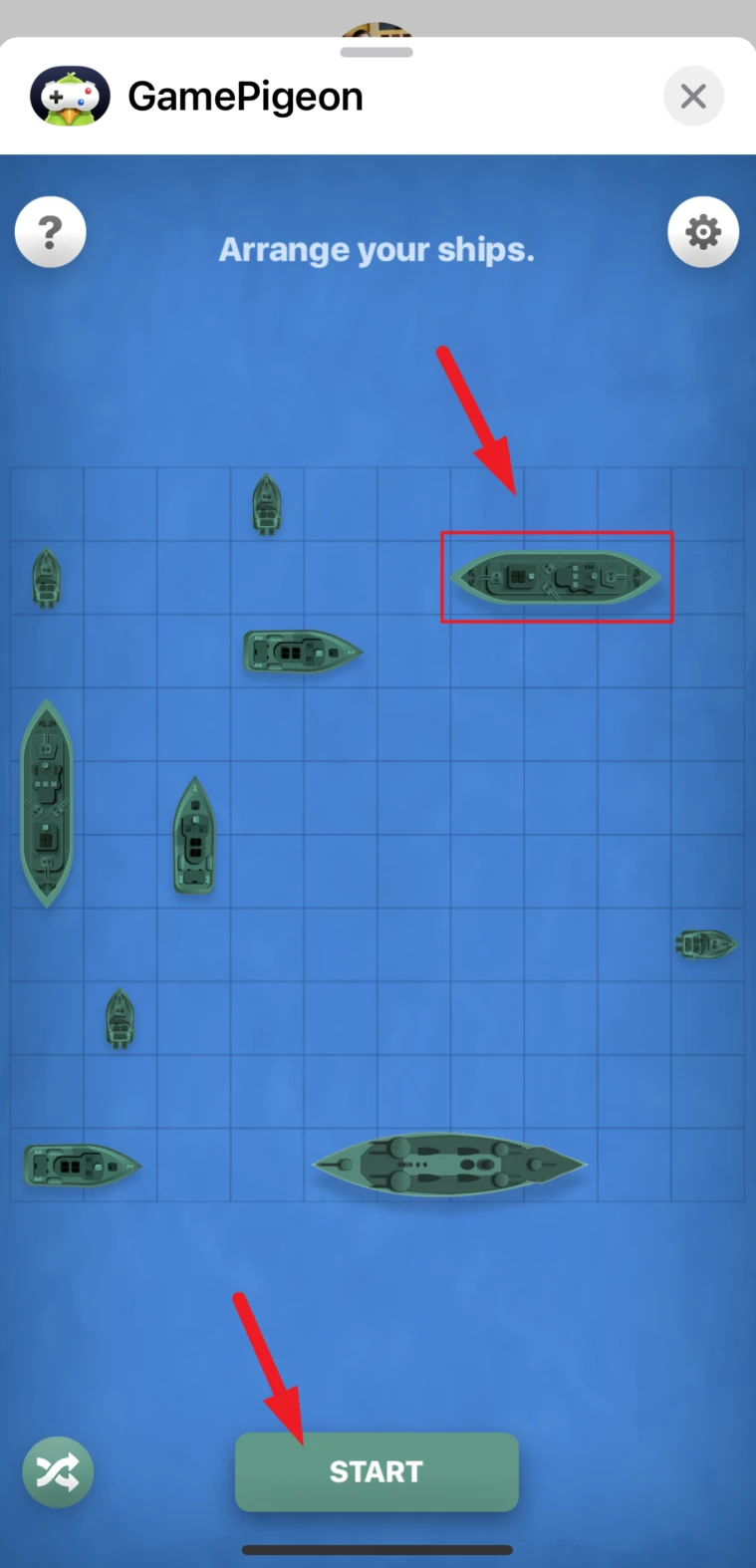 How To Play Sea Battle on iMessage13