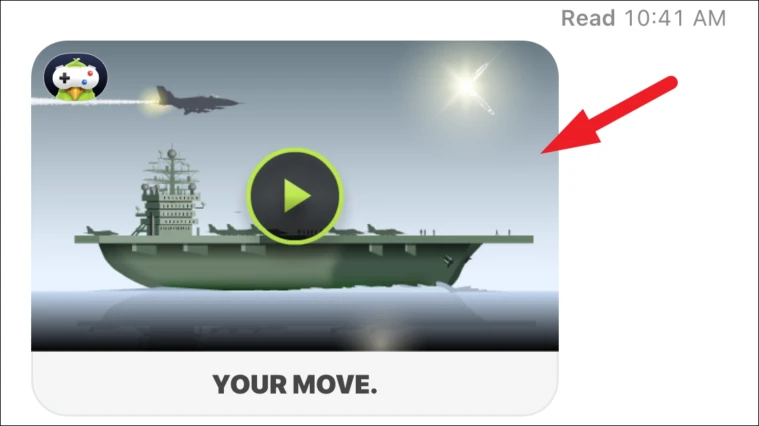 How To Play Sea Battle on iMessage15