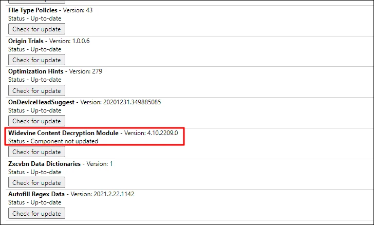 How to Update WideVine Content Decryption Module Component in Chrome Firefox Microsoft Edge and Opera3