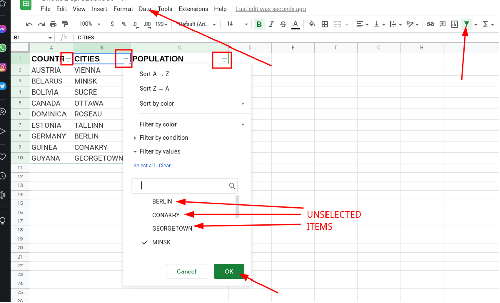 Total of Column Google Sheets SUM Function 18