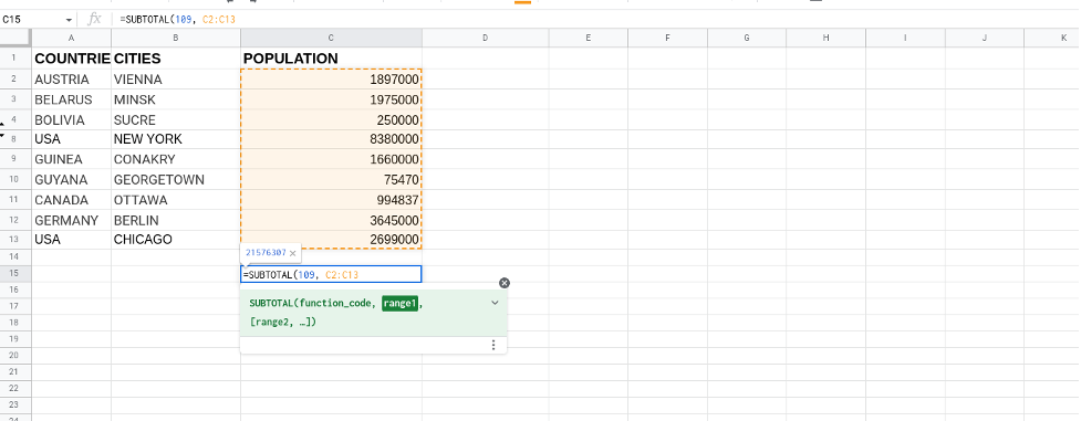 Total of Column Google Sheets SUM Function 20 - How to Total a Column in Google Sheets using SUM Function Total of Column Google Sheets SUM Function 20