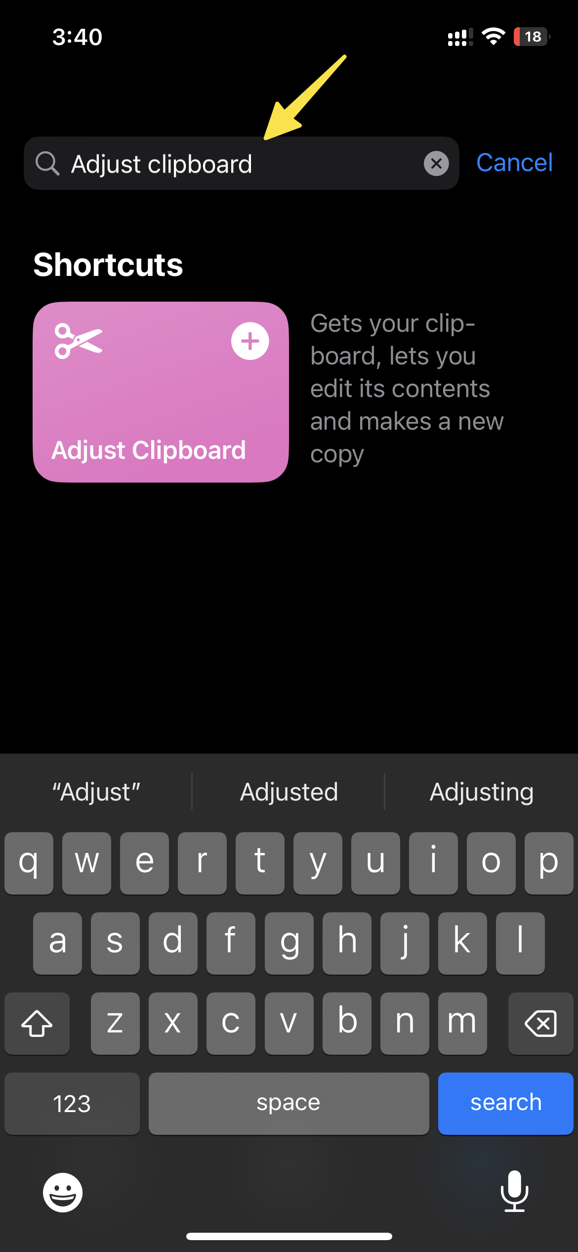 Where is iPhone Clipboard 3