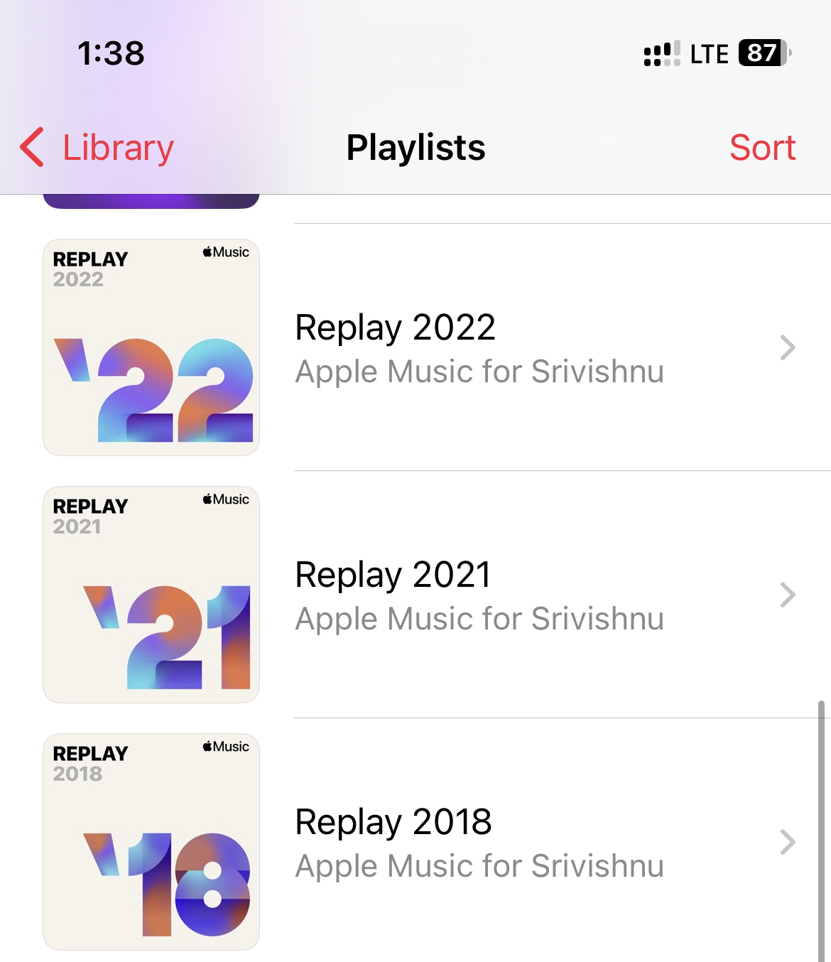Apple Music Replay on iPhone 1