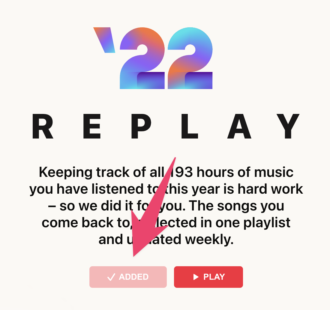 Apple Music Replay on iPhone