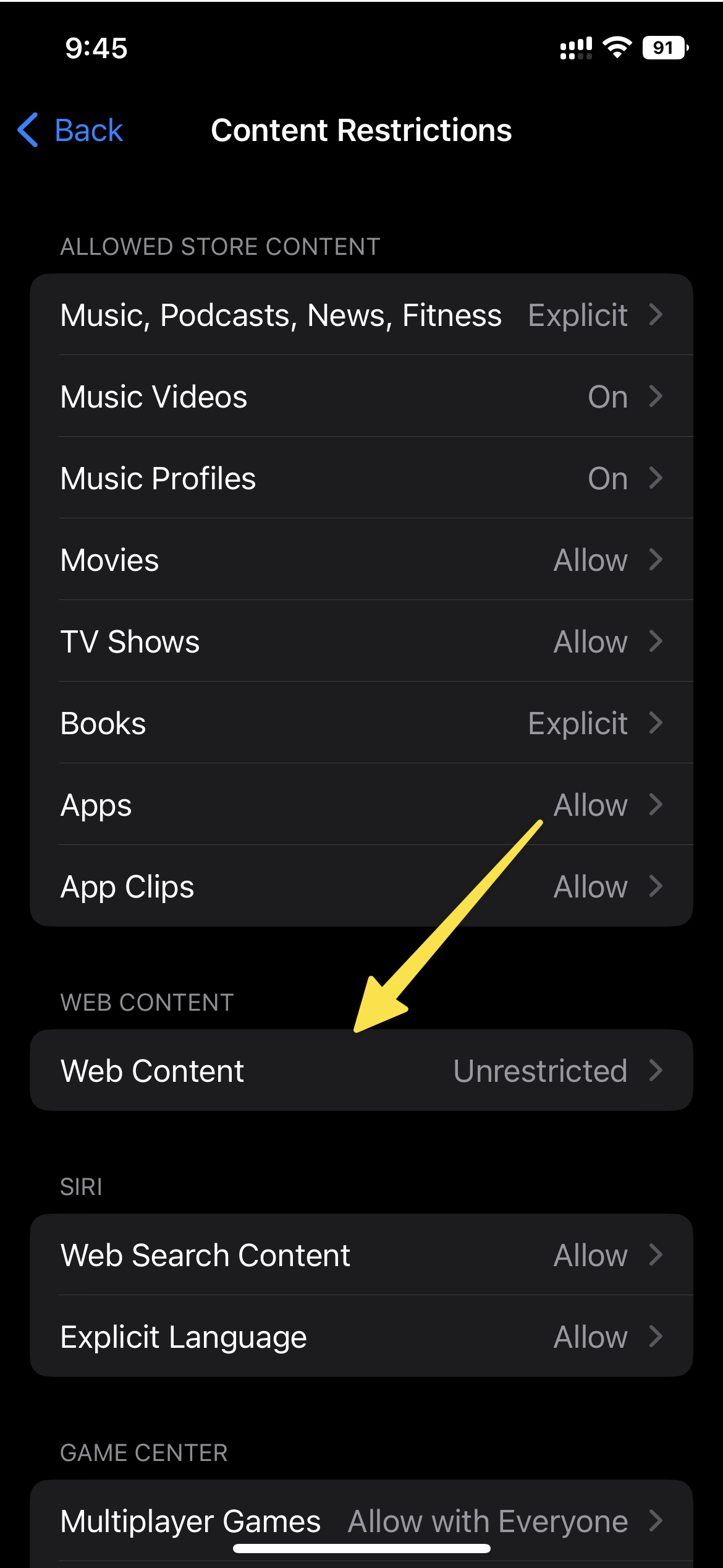 Turn Off SafeSearch on Safari 4