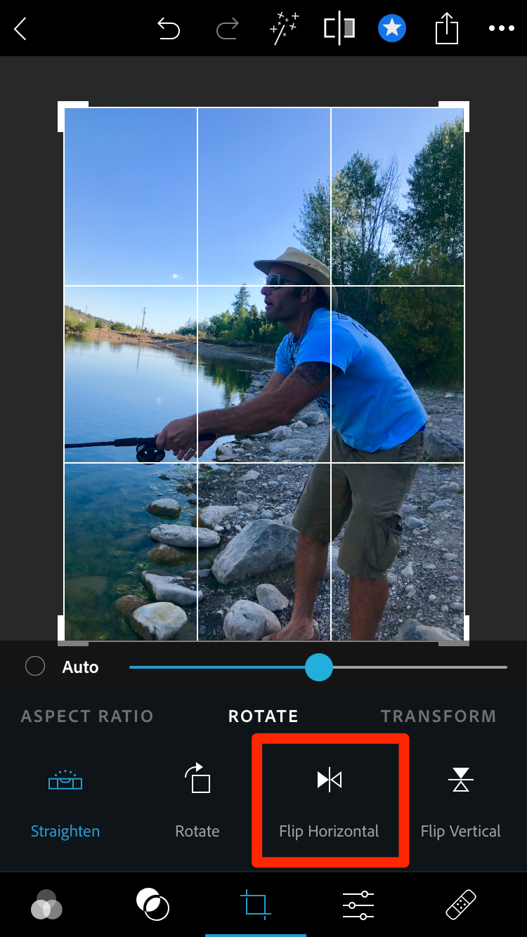 how to flip a picture on iPhone1