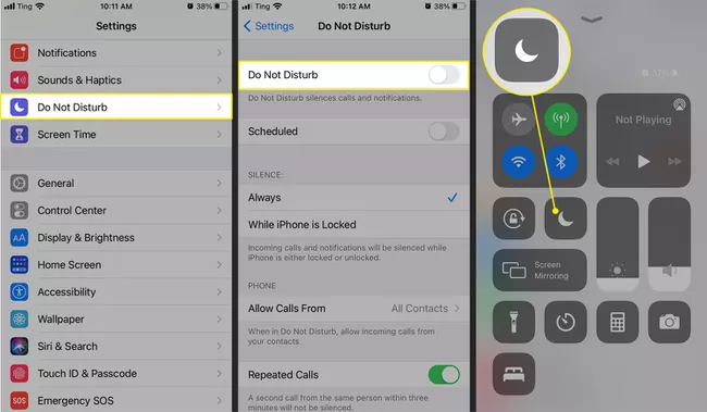 How to unsilence calls on iPhone