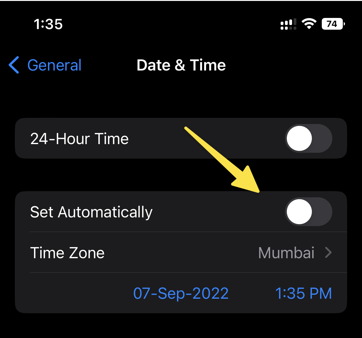 Set Apple Watch Time Zone 2