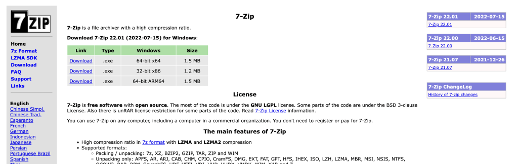 7 Zip Best Windows Encryption Tools