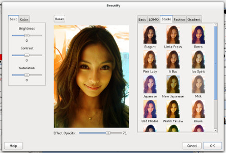 Beautify GIMP Plugin