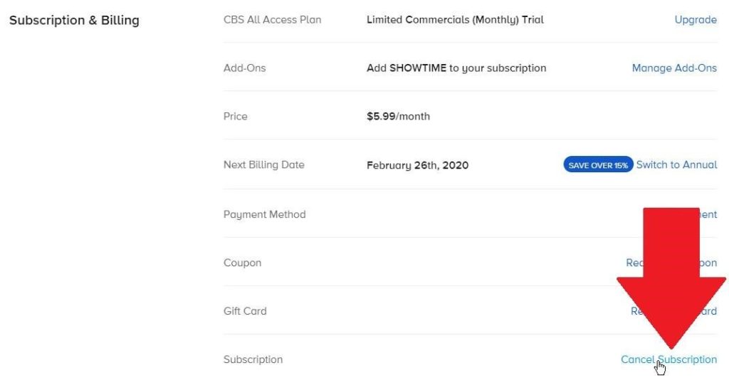 Cancel CBS All Access Account 1 - 3 Ways to Cancel CBS All Access Account Cancel CBS All Access Account 1