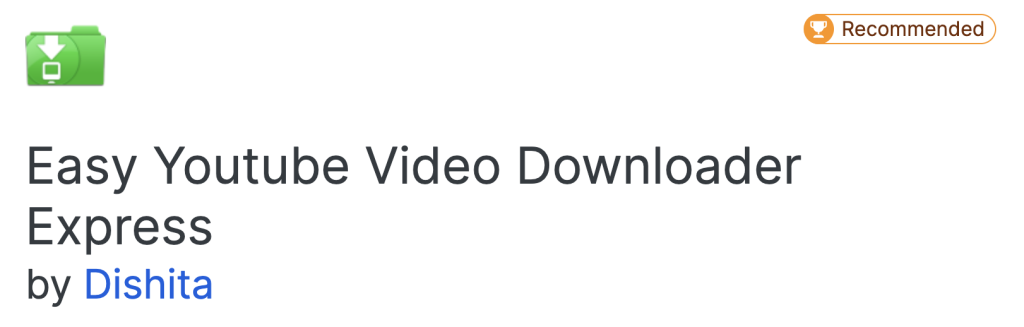 Easy Youtube Video Downloader Express - 5 Best Firefox Add-ons to Download YouTube Videos Easy Youtube Video Downloader Express