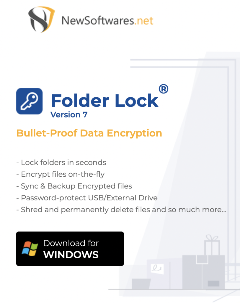 Folder Lock Best Windows Encryption Tools