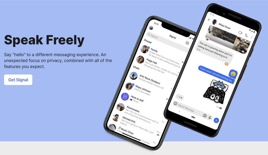 Signal Best Internet Messaging Apps
