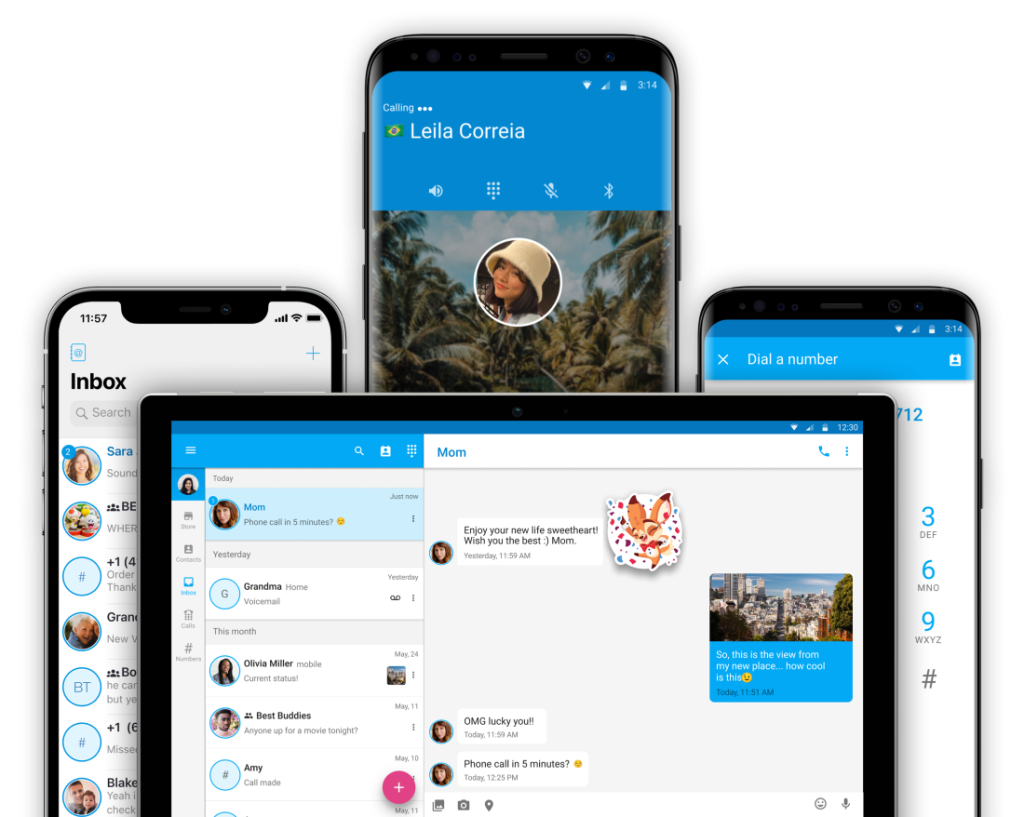 TextMe Best Internet Messaging Apps