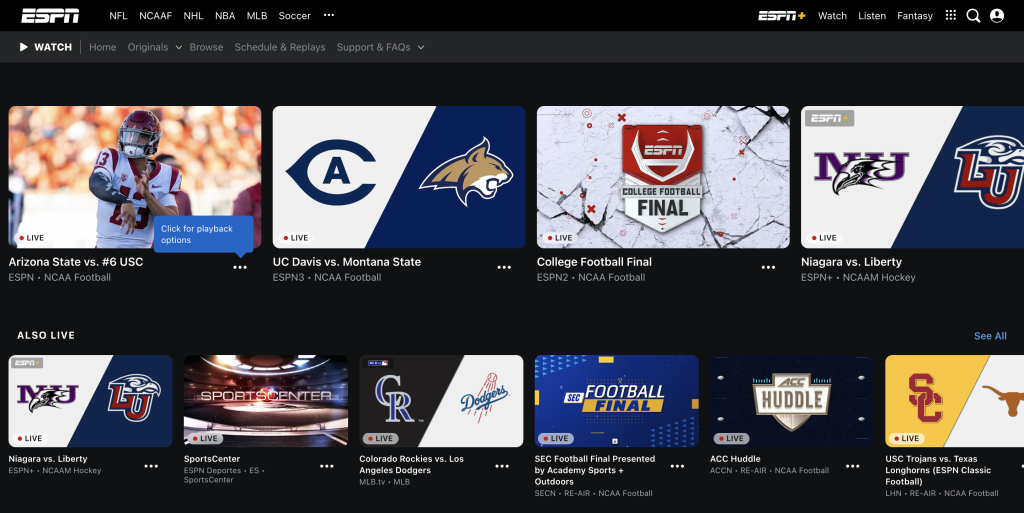 Watch ESPN