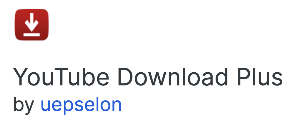 YouTube Download Plus - 5 Best Firefox Add-ons to Download YouTube Videos YouTube Download Plus