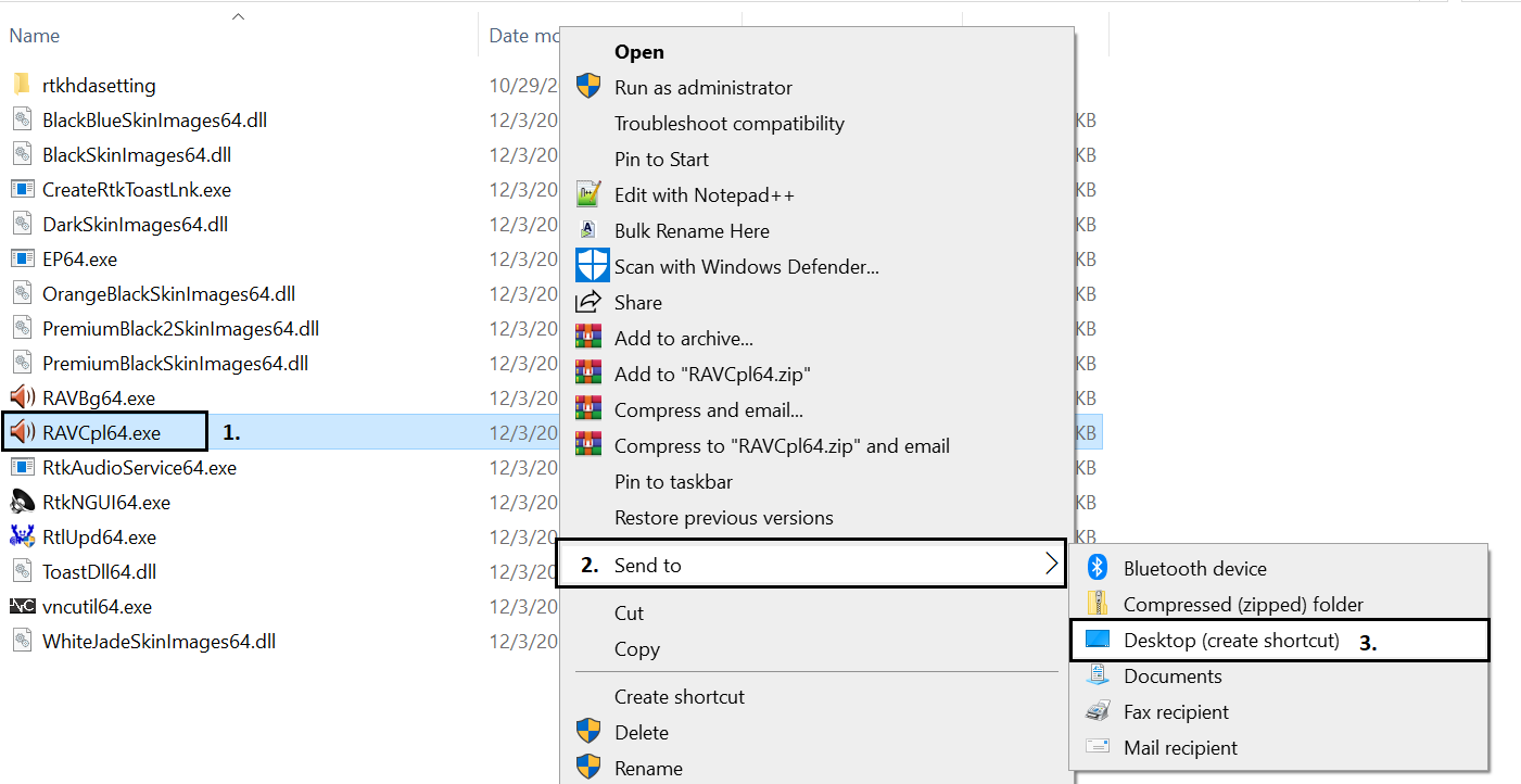 fix realtek hd audio manager missing windows 10 5