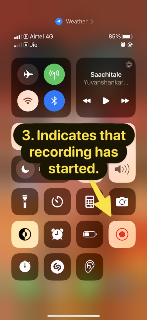 Screen Record on iPhone 4