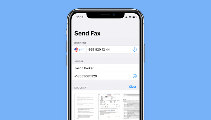 Send Fax iPhone