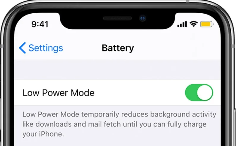 iPhone Low Power Mode