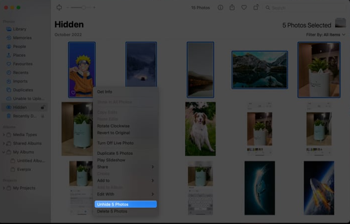 Screenshot 2022 12 16 143140 - How to hide a photo on Mac? Screenshot 2022 12 16 143140