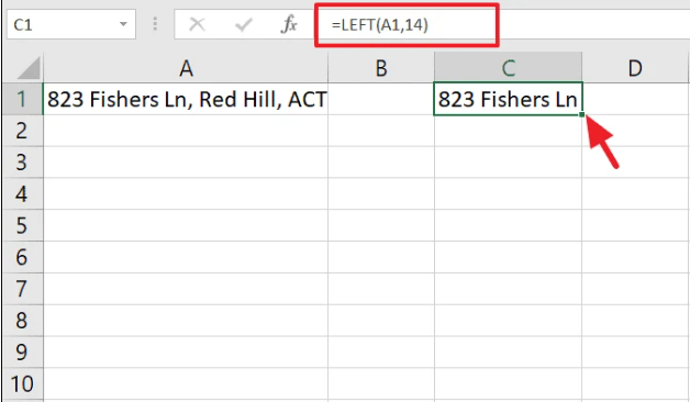 Screenshot 2022 12 29 103019 - How to Extract Substring in Excel Screenshot 2022 12 29 103019