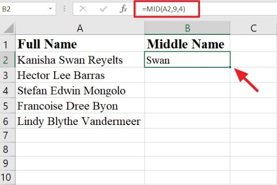 Screenshot 2022 12 31 075305 - How to Extract Substring in Excel Screenshot 2022 12 31 075305