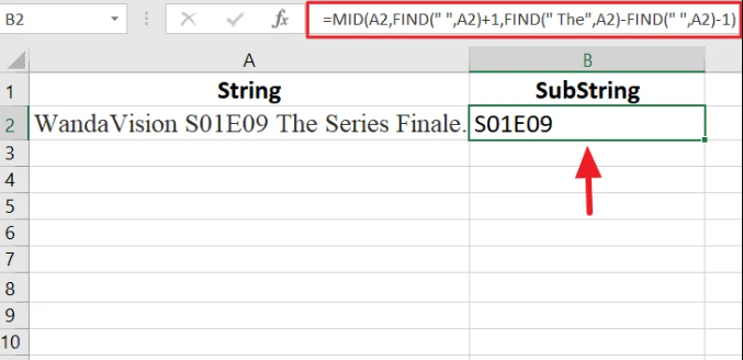 Screenshot 2022 12 31 081118 - How to Extract Substring in Excel Screenshot 2022 12 31 081118